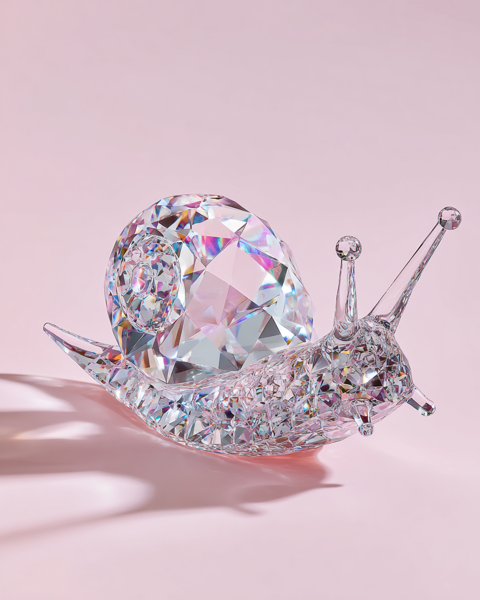 Crystal snail